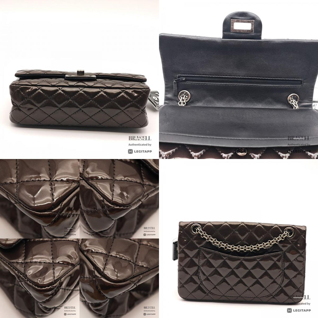 CHANEL 2.55 Chain Shoulder Bag Brown Leather Flap Handbag 【ImportFeeFREE】