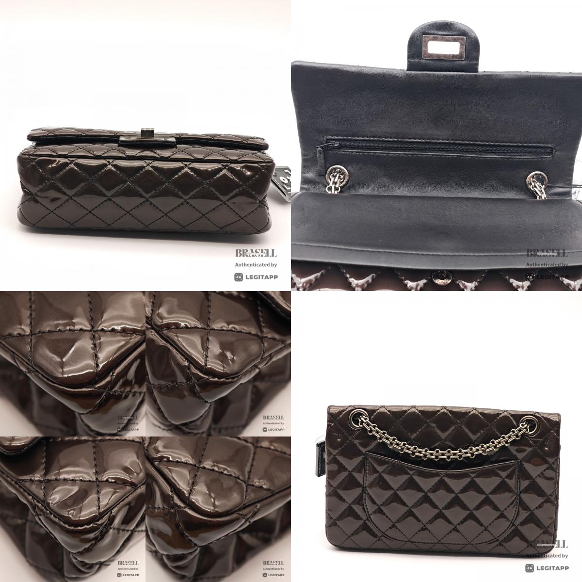 CHANEL 2.55 Chain Shoulder Bag Brown Leather Flap Handbag 【ImportFeeFREE】