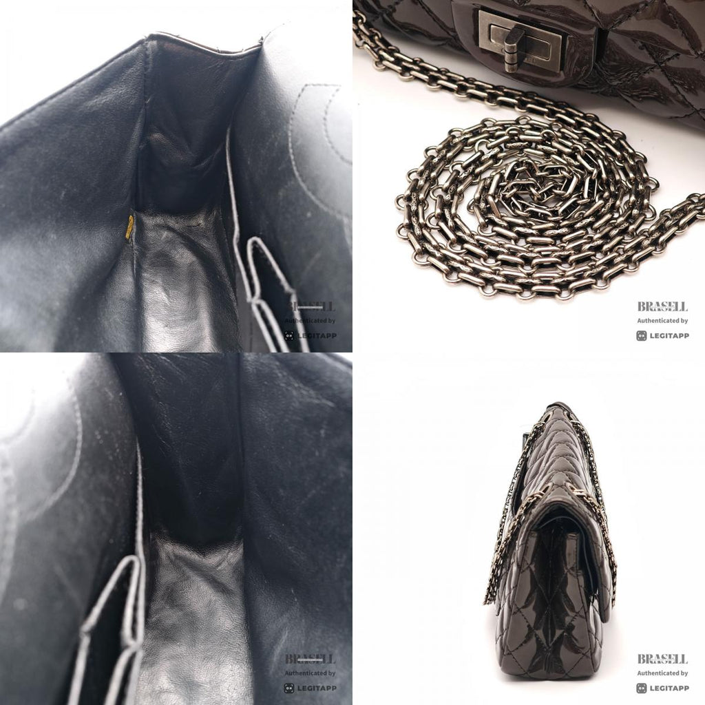 CHANEL 2.55 Chain Shoulder Bag Brown Leather Flap Handbag 【ImportFeeFREE】