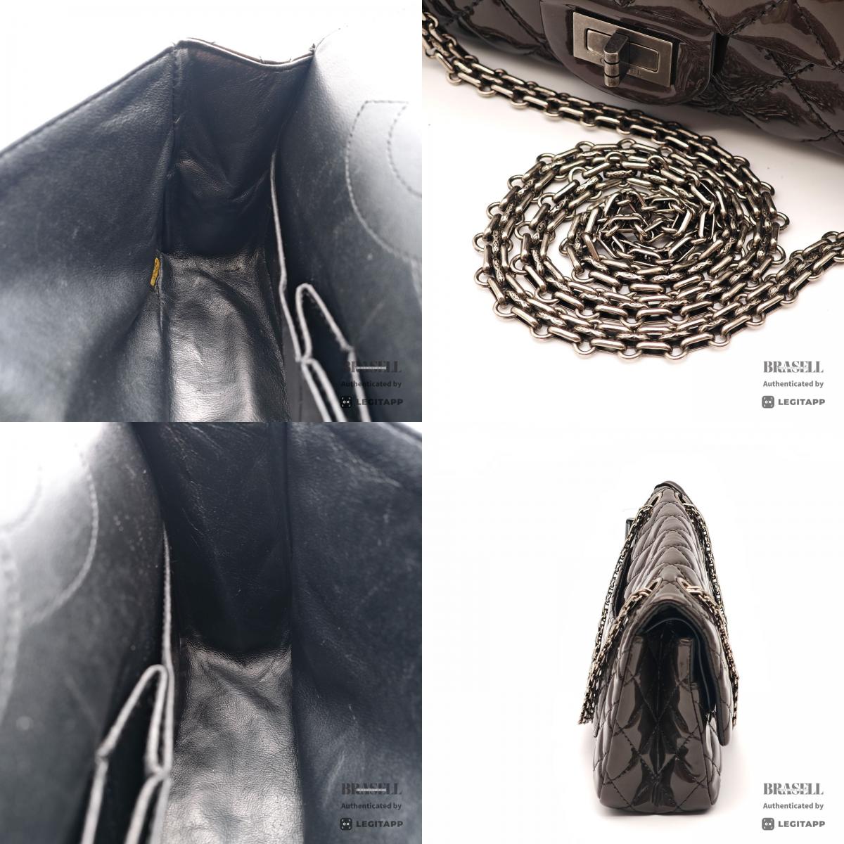 CHANEL 2.55 Chain Shoulder Bag Brown Leather Flap Handbag 【ImportFeeFREE】