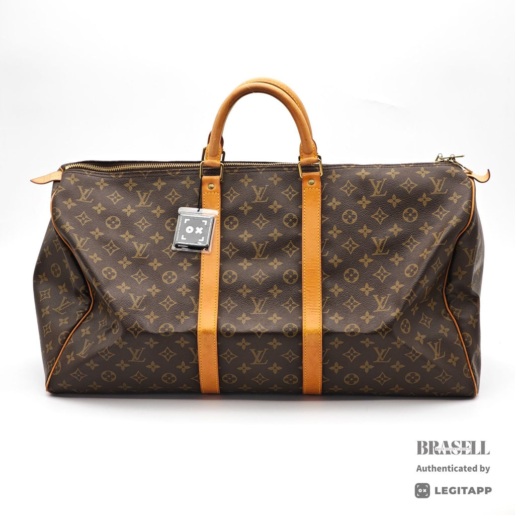 LOUIS VUITTON Monogram Keepall 55 M41424 Boston Travel Bag【ImportFeeFREE】