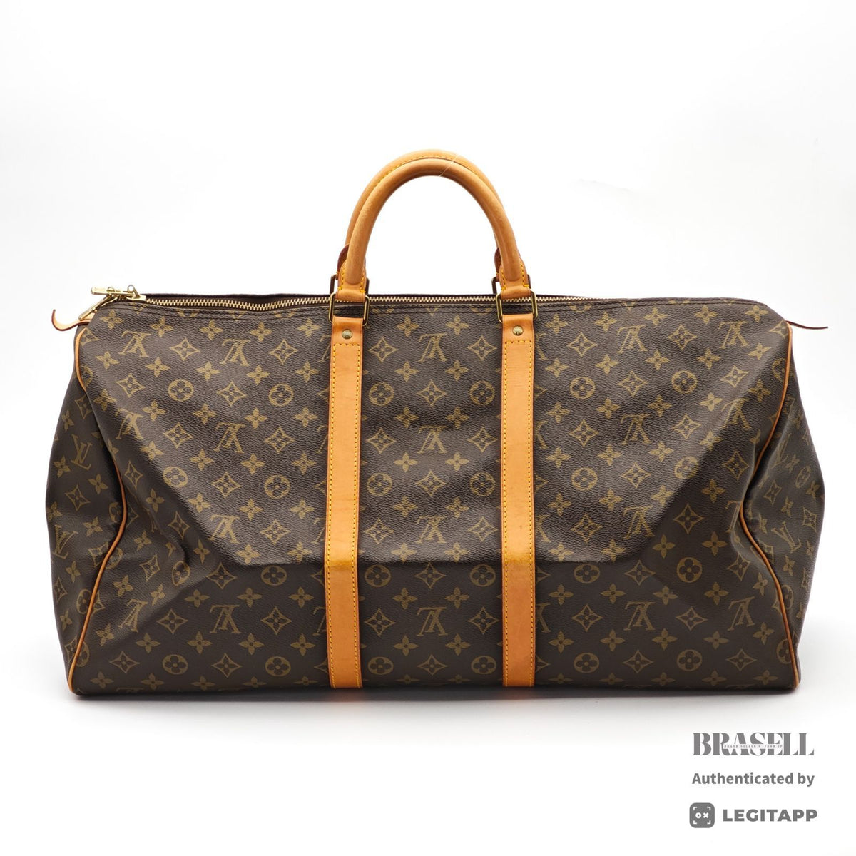 LOUIS VUITTON Monogram Keepall 55 M41424 Boston Travel Bag【ImportFeeFREE】