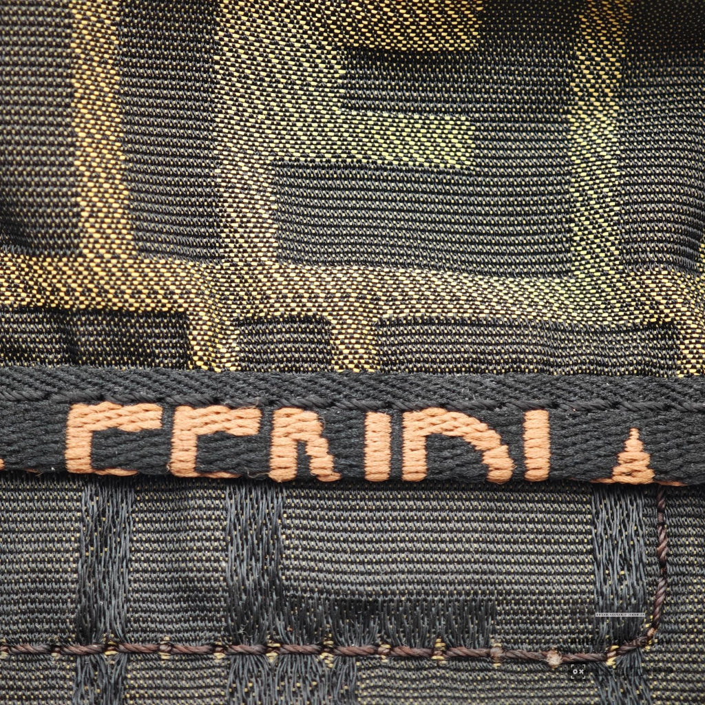 FENDI Zucca Nylon Brown Tote Bag 【ImportFeeFREE】