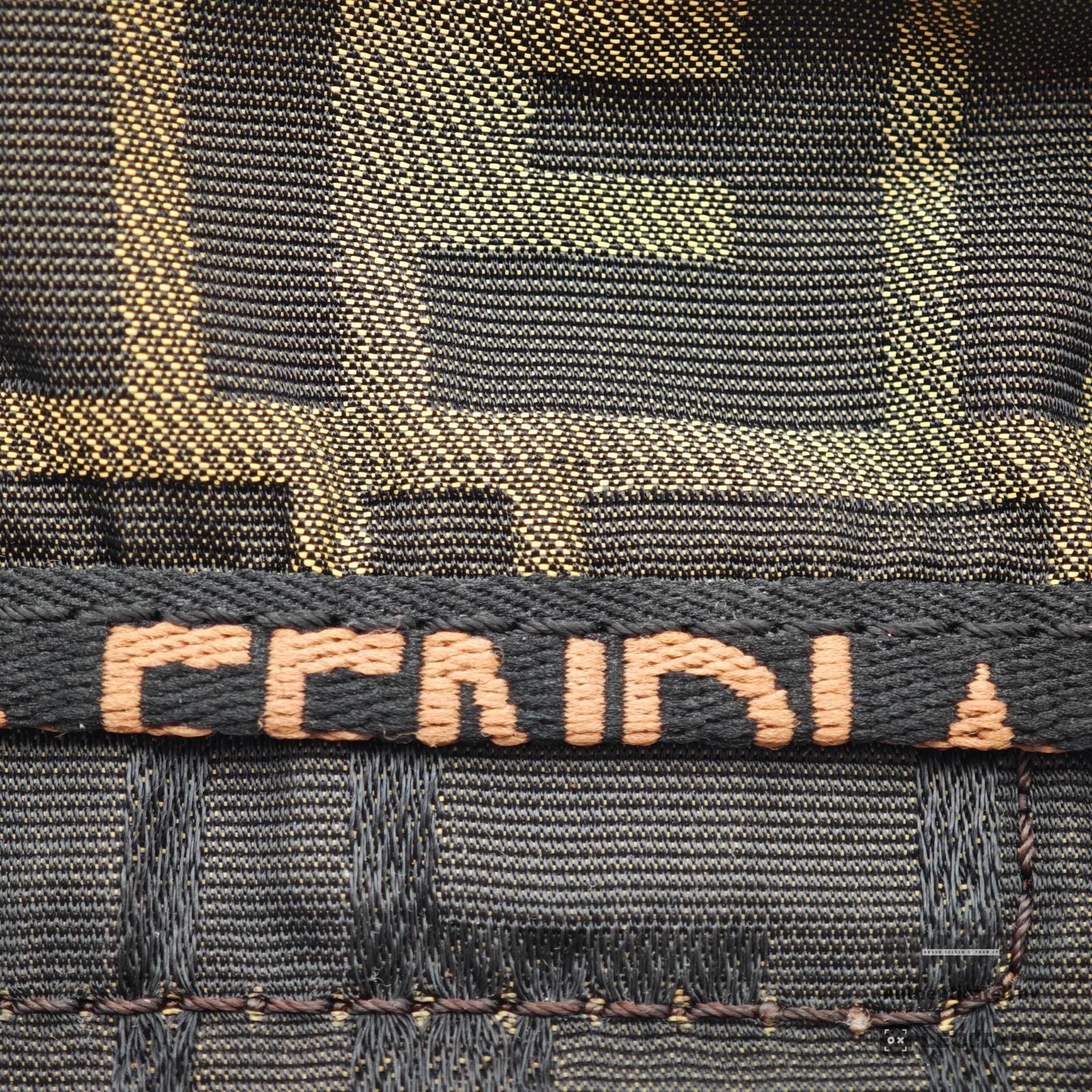 FENDI Zucca Nylon Brown Tote Bag 【ImportFeeFREE】