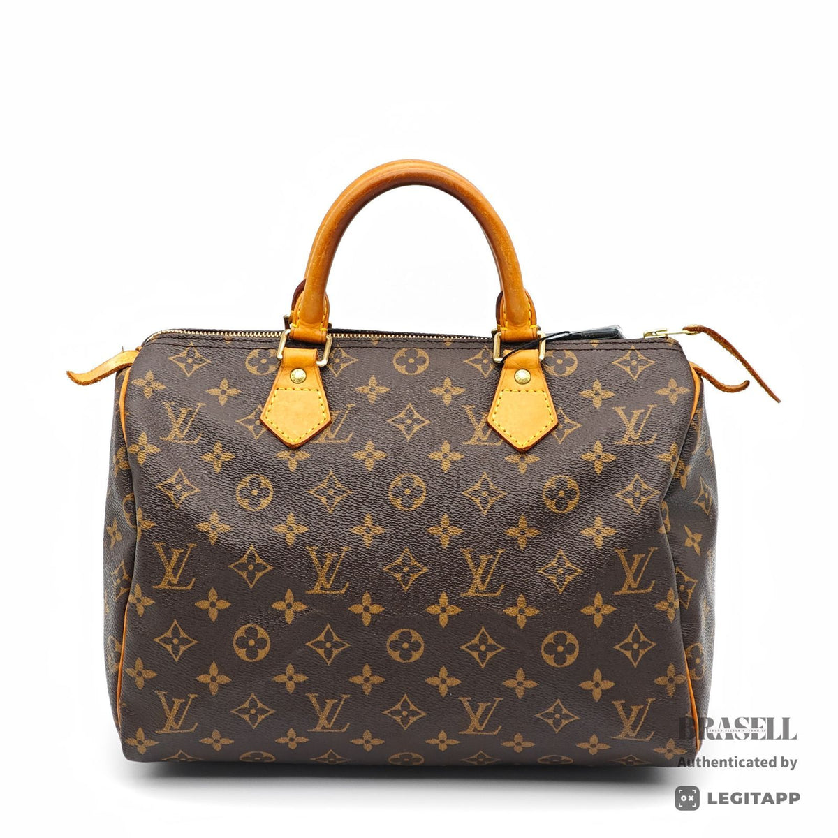 Louis Vuitton Speedy 30 Monogram M41526 Handbag Brown [Import Fee Free]