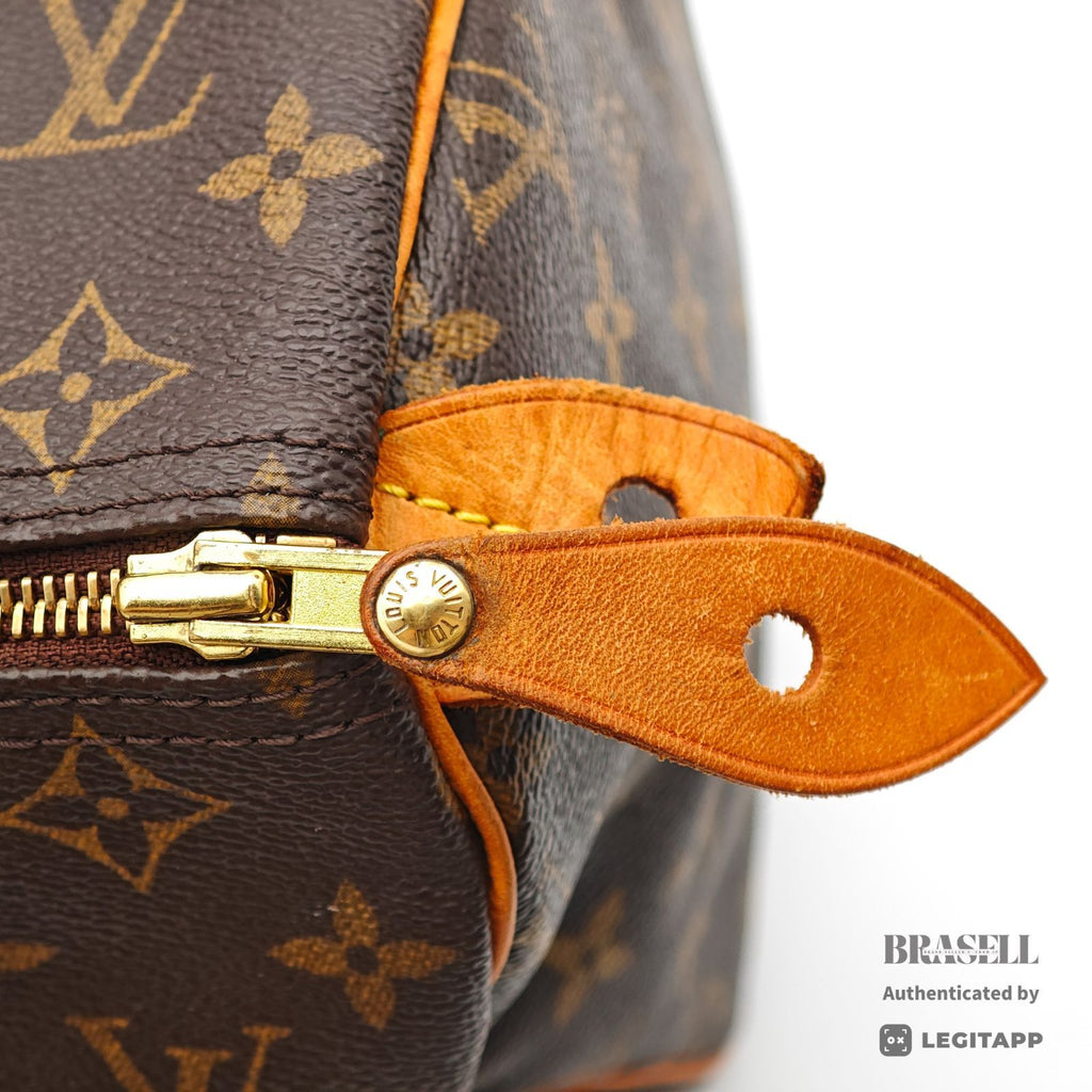 Louis Vuitton Speedy 30 Monogram M41526 Handbag Brown [Import Fee Free]