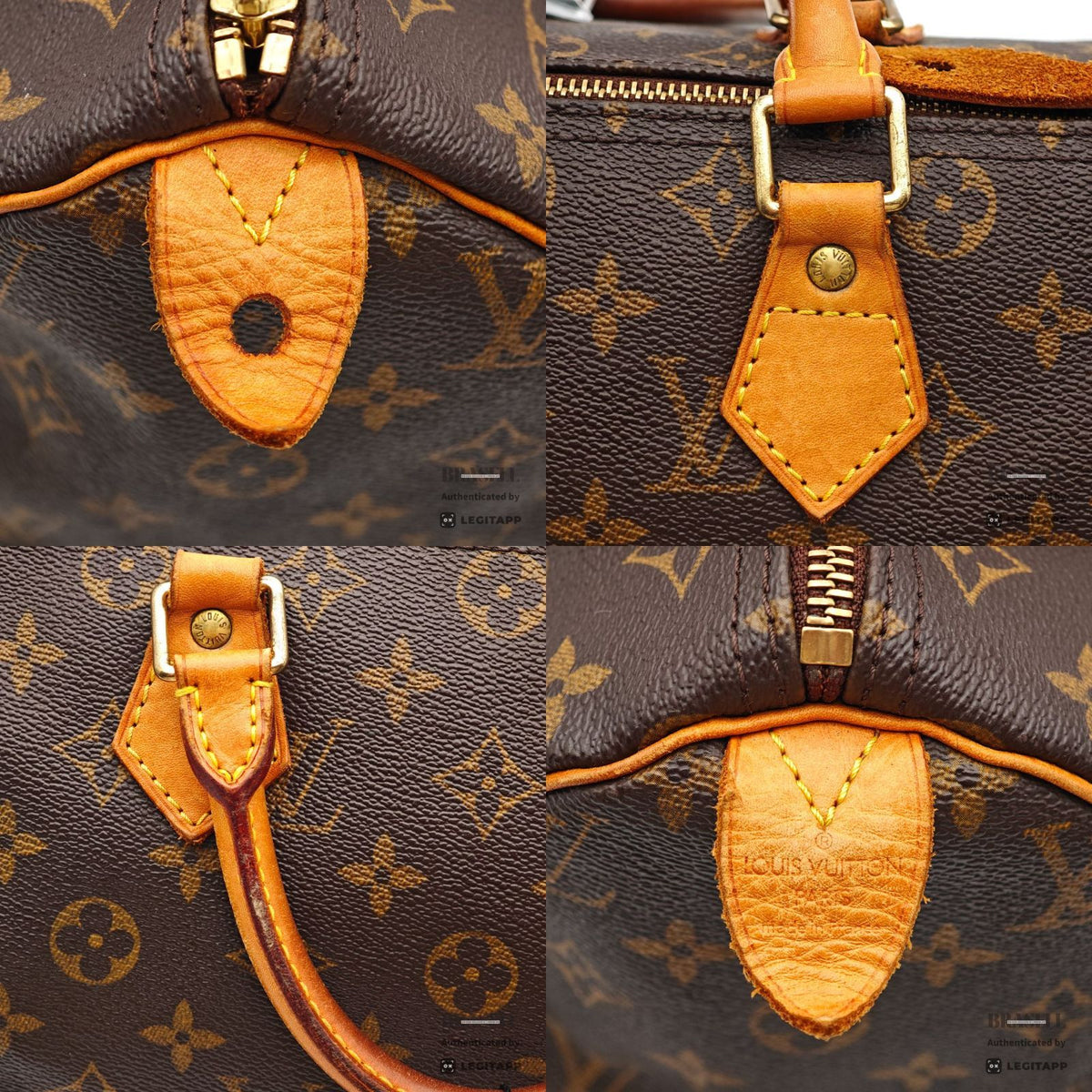 Louis Vuitton Speedy 30 Monogram M41526 Handbag Brown [Import Fee Free]