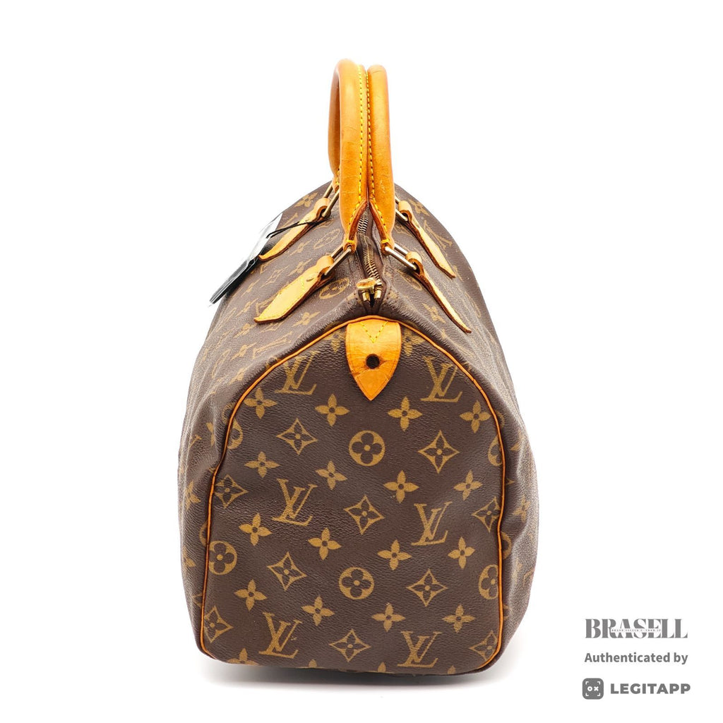 LOUIS VUITTON Speedy 30 Monogram Canvas Brown Hand Bag M41526 【ImportFeeFREE】