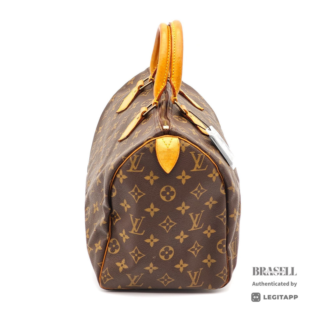 LOUIS VUITTON Speedy 30 Monogram Canvas Brown Hand Bag M41526 【ImportFeeFREE】