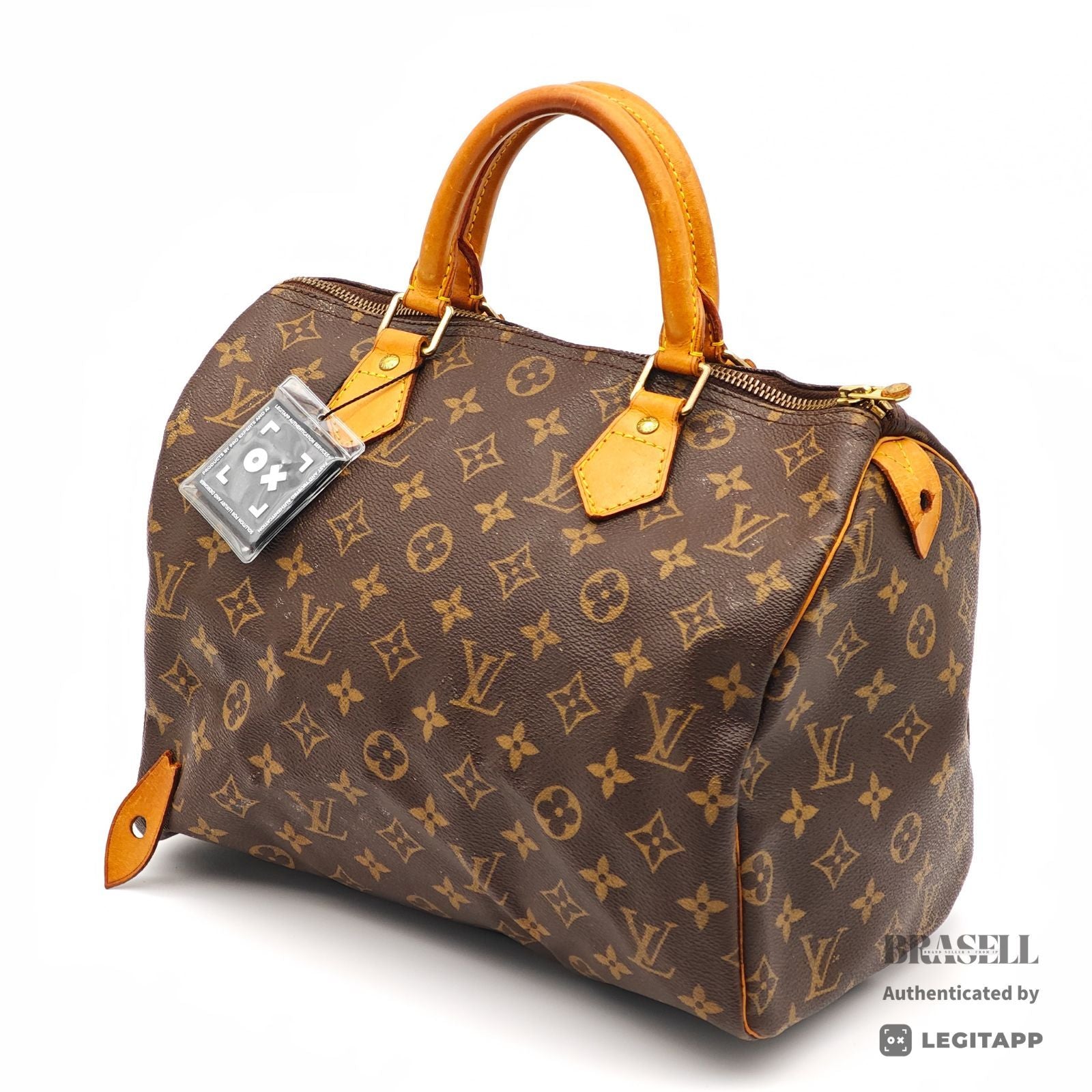 LOUIS VUITTON Speedy 30 Monogram Canvas Brown Hand Bag M41526 【ImportFeeFREE】