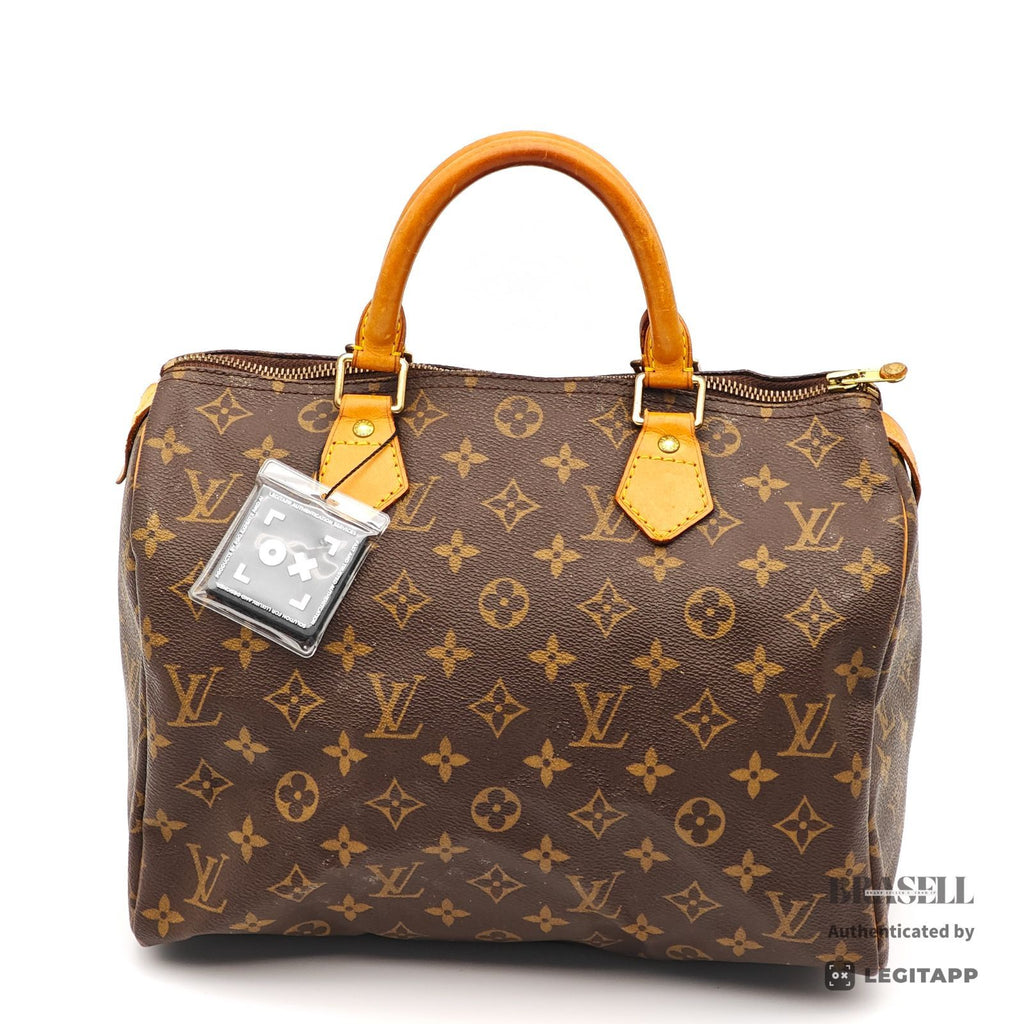 LOUIS VUITTON Speedy 30 Monogram Canvas Brown Hand Bag M41526 【ImportFeeFREE】