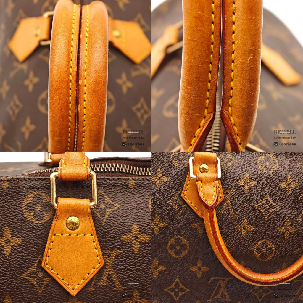 LOUIS VUITTON Speedy 30 Monogram Canvas Brown Hand Bag M41526 【ImportFeeFREE】