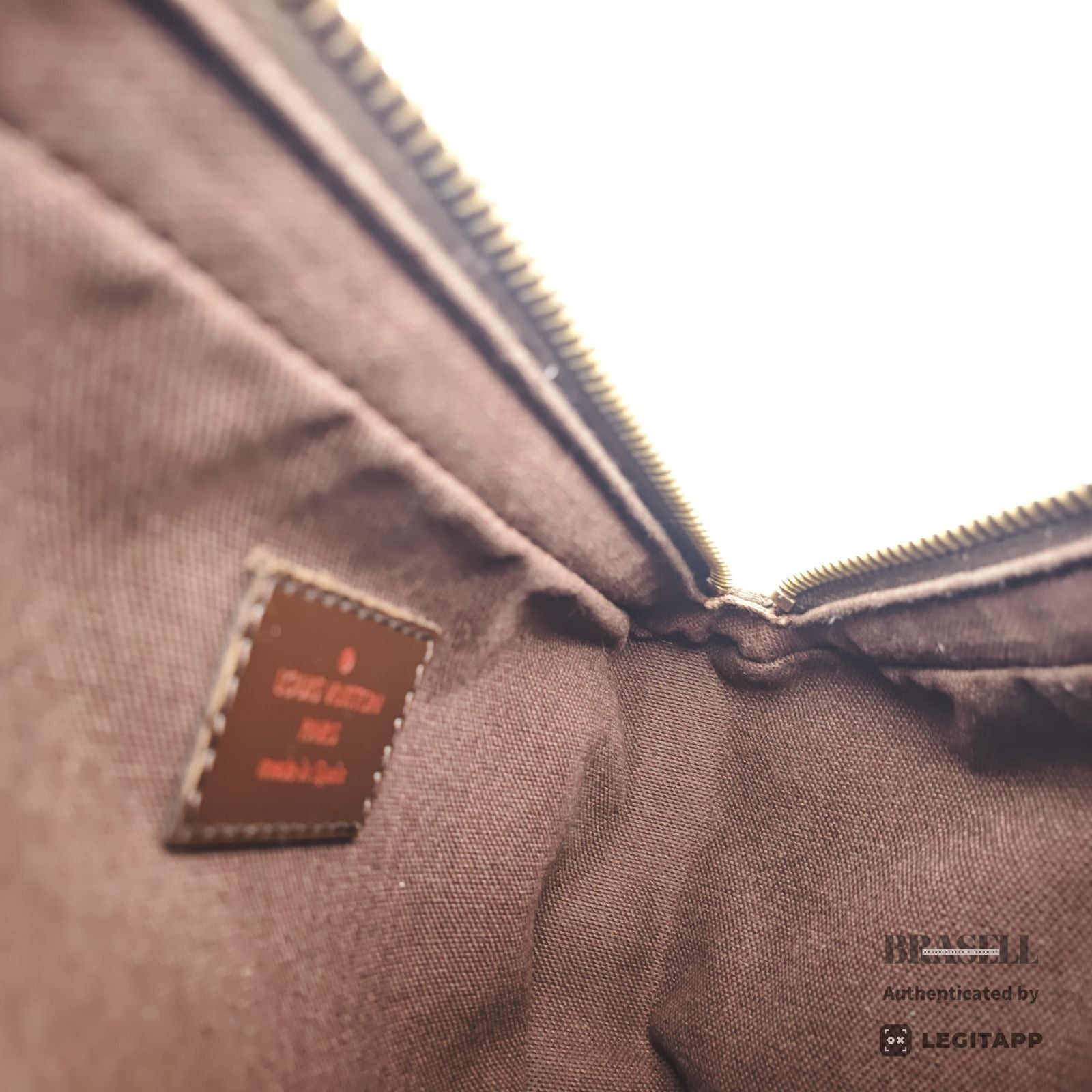 LOUIS VUITTON Geronimos Damier Canvas Brown Waist Bag N51994 【ImportFeeFREE】