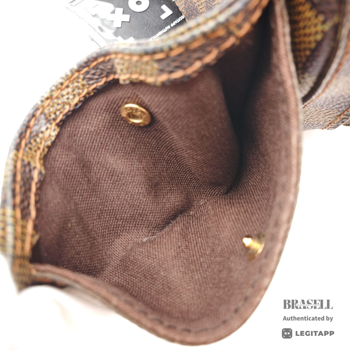 LOUIS VUITTON Geronimos Damier Canvas Brown Waist Bag N51994 【ImportFeeFREE】