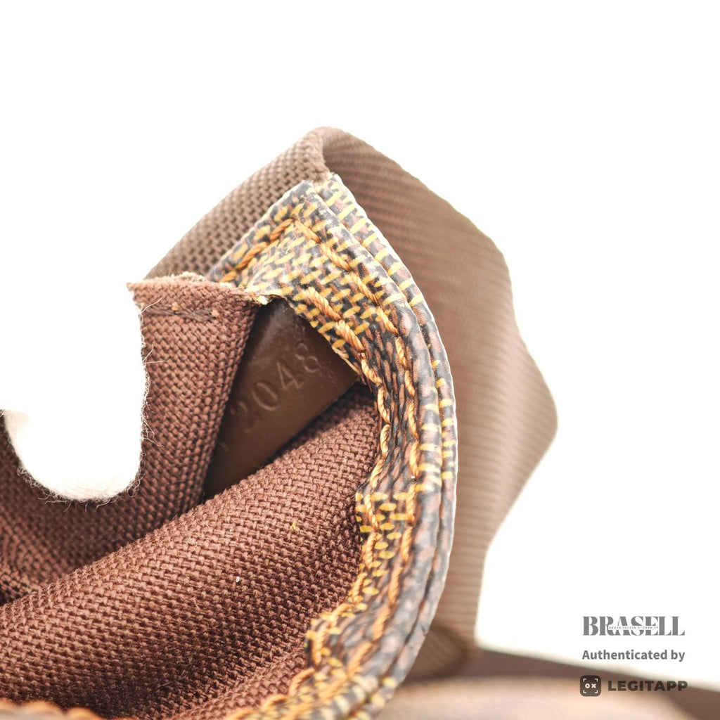 LOUIS VUITTON Geronimos Damier Canvas Brown Waist Bag N51994 【ImportFeeFREE】