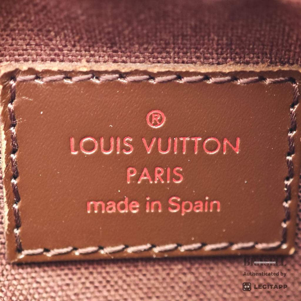 LOUIS VUITTON Geronimos Damier Canvas Brown Waist Bag N51994 【ImportFeeFREE】