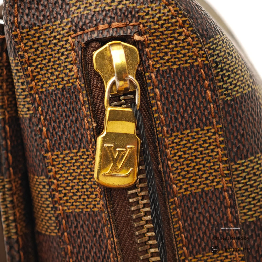 LOUIS VUITTON Geronimos Damier Canvas Brown Waist Bag N51994 【ImportFeeFREE】
