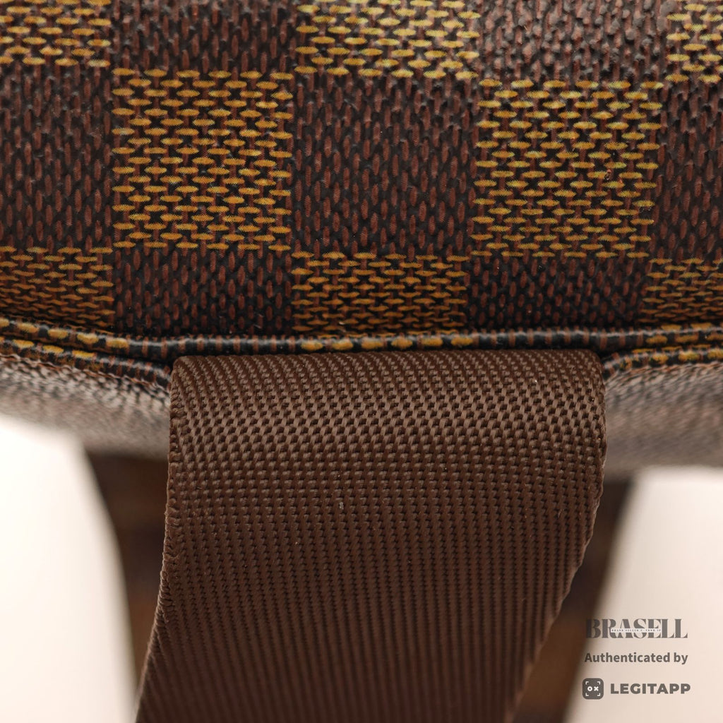 LOUIS VUITTON Geronimos Damier Canvas Brown Waist Bag N51994 【ImportFeeFREE】