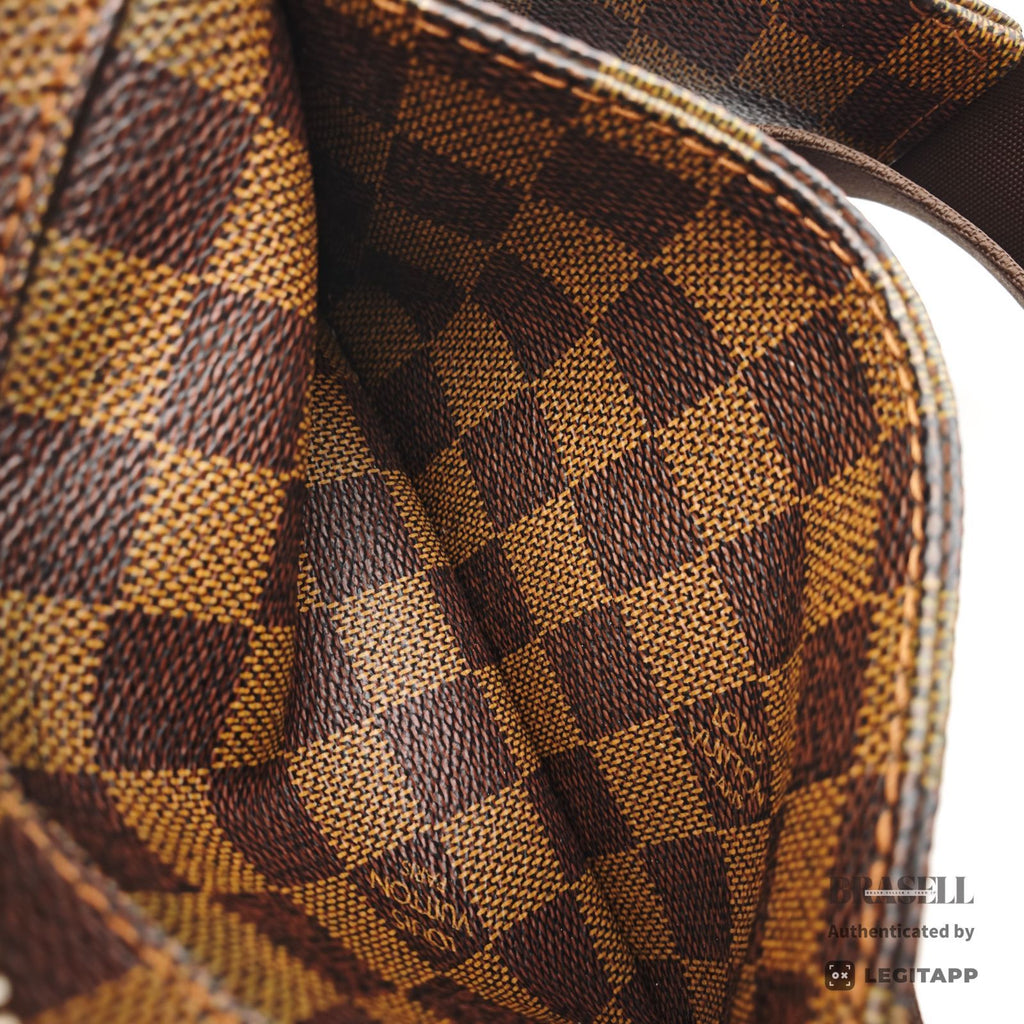 LOUIS VUITTON Geronimos Damier Canvas Brown Waist Bag N51994 【ImportFeeFREE】