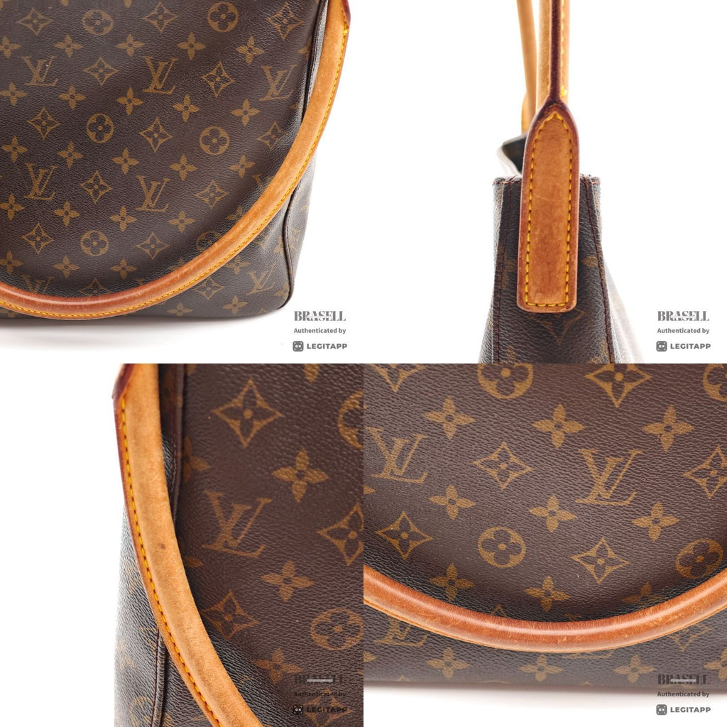 LOUIS VUITTON Looping GM Monogram Canvas Shoulder Bag M51145 【ImportFeeFREE】