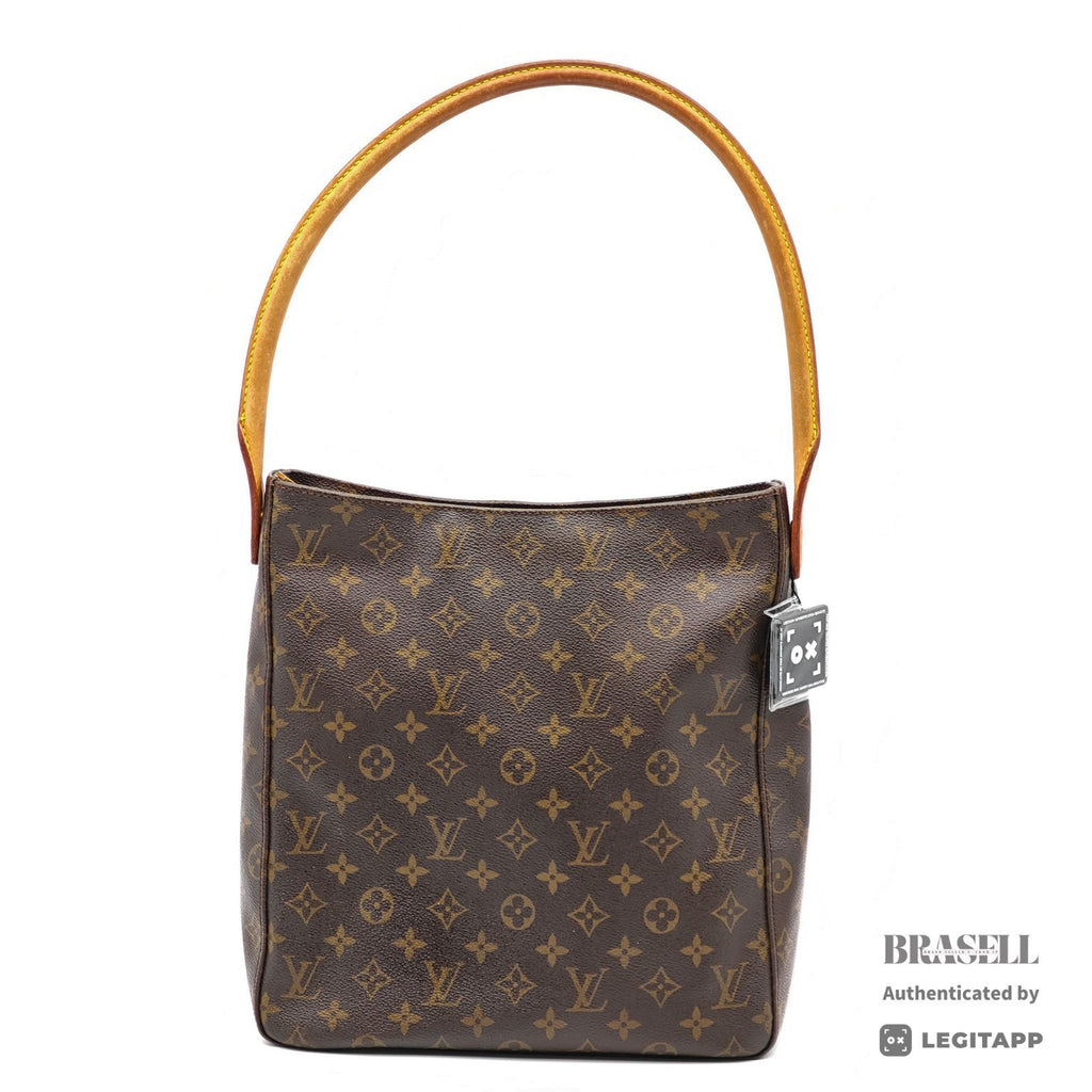 LOUIS VUITTON Looping GM Monogram Canvas Shoulder Bag M51145 【ImportFeeFREE】