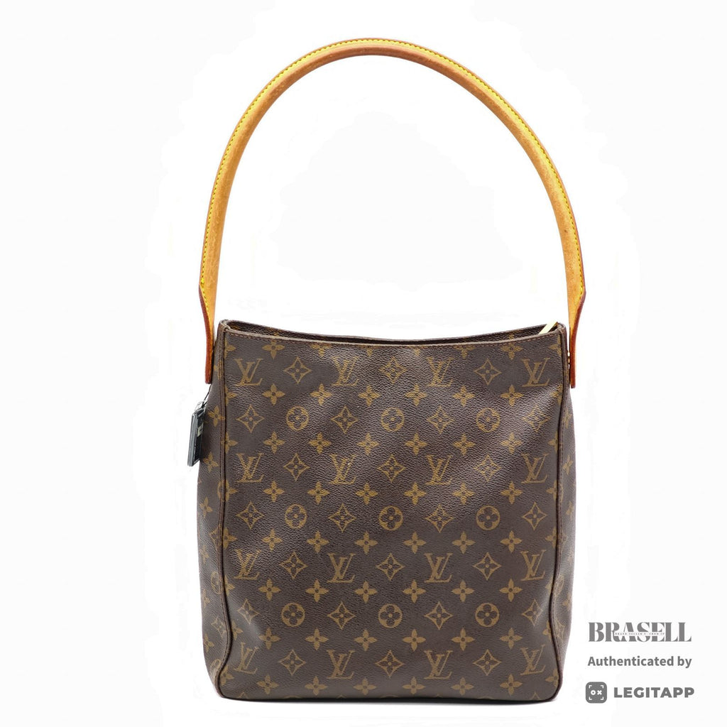 LOUIS VUITTON Looping GM Monogram Canvas Shoulder Bag M51145 【ImportFeeFREE】