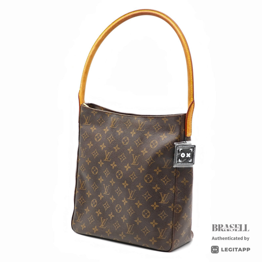 LOUIS VUITTON Looping GM Monogram Canvas Shoulder Bag M51145 【ImportFeeFREE】