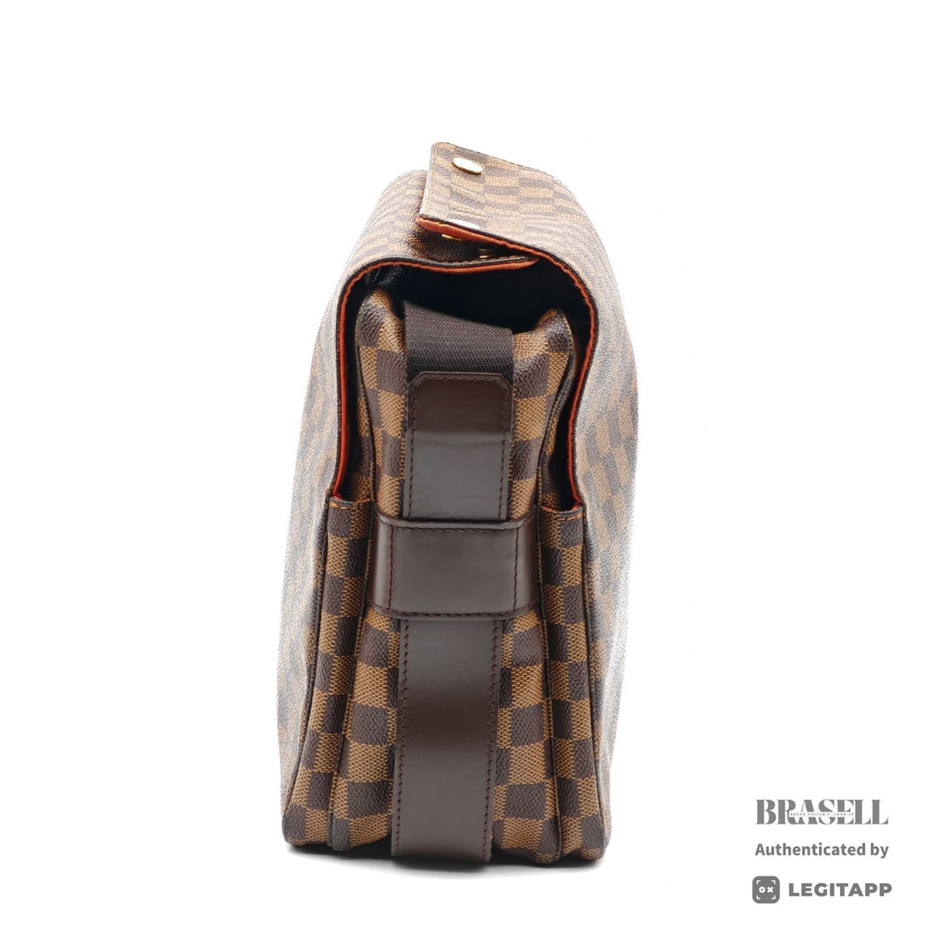 LOUIS VUITTON Naviglio Damier Canvas Shoulder Bag N45255 【ImportFeeFREE】