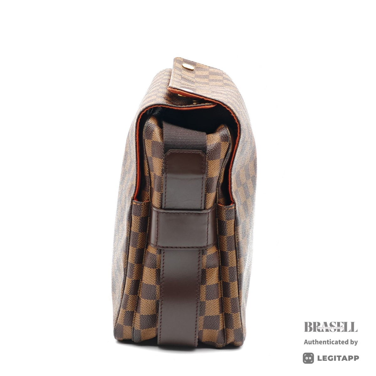 LOUIS VUITTON Naviglio Damier Canvas Shoulder Bag N45255 【ImportFeeFREE】