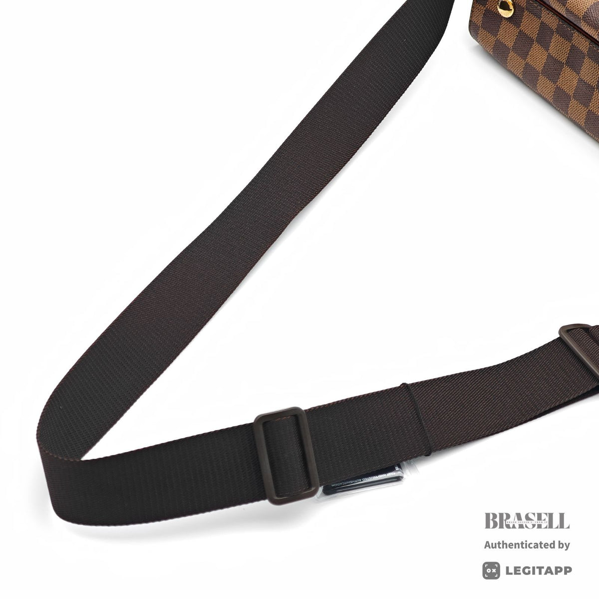 LOUIS VUITTON Naviglio Damier Canvas Shoulder Bag N45255 【ImportFeeFREE】