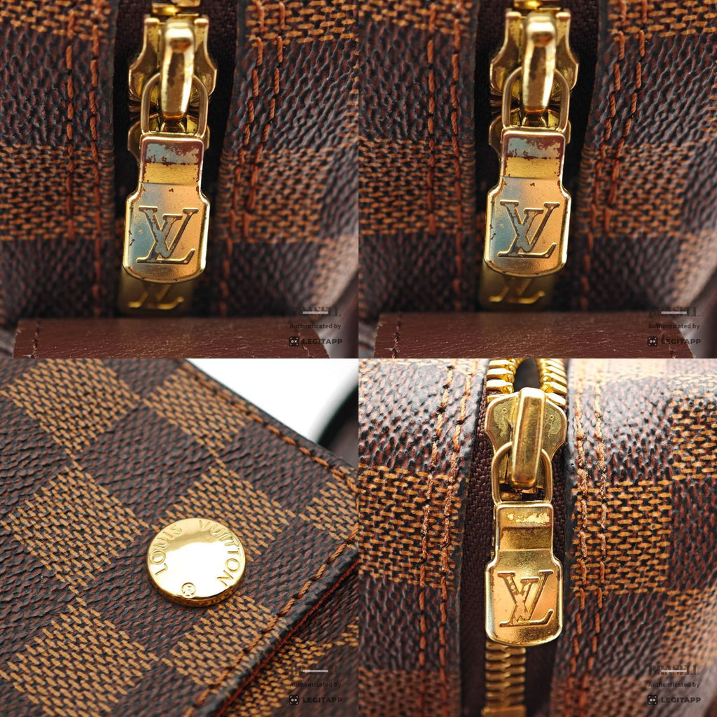 LOUIS VUITTON Naviglio Damier Canvas Shoulder Bag N45255 【ImportFeeFREE】