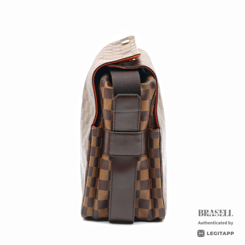 LOUIS VUITTON Naviglio Damier Canvas Shoulder Bag N45255 【ImportFeeFREE】