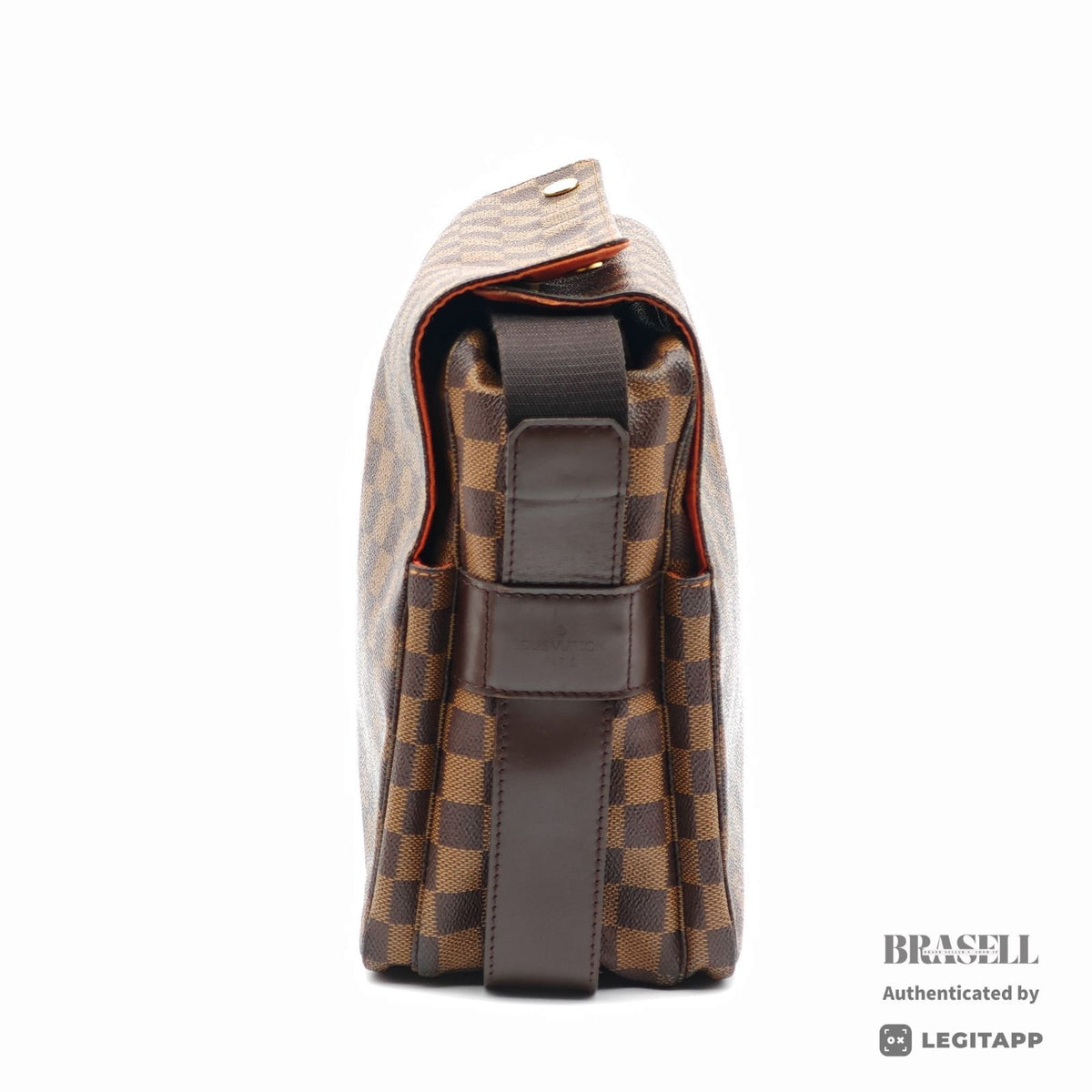 LOUIS VUITTON Naviglio Damier Canvas Shoulder Bag N45255 【ImportFeeFREE】