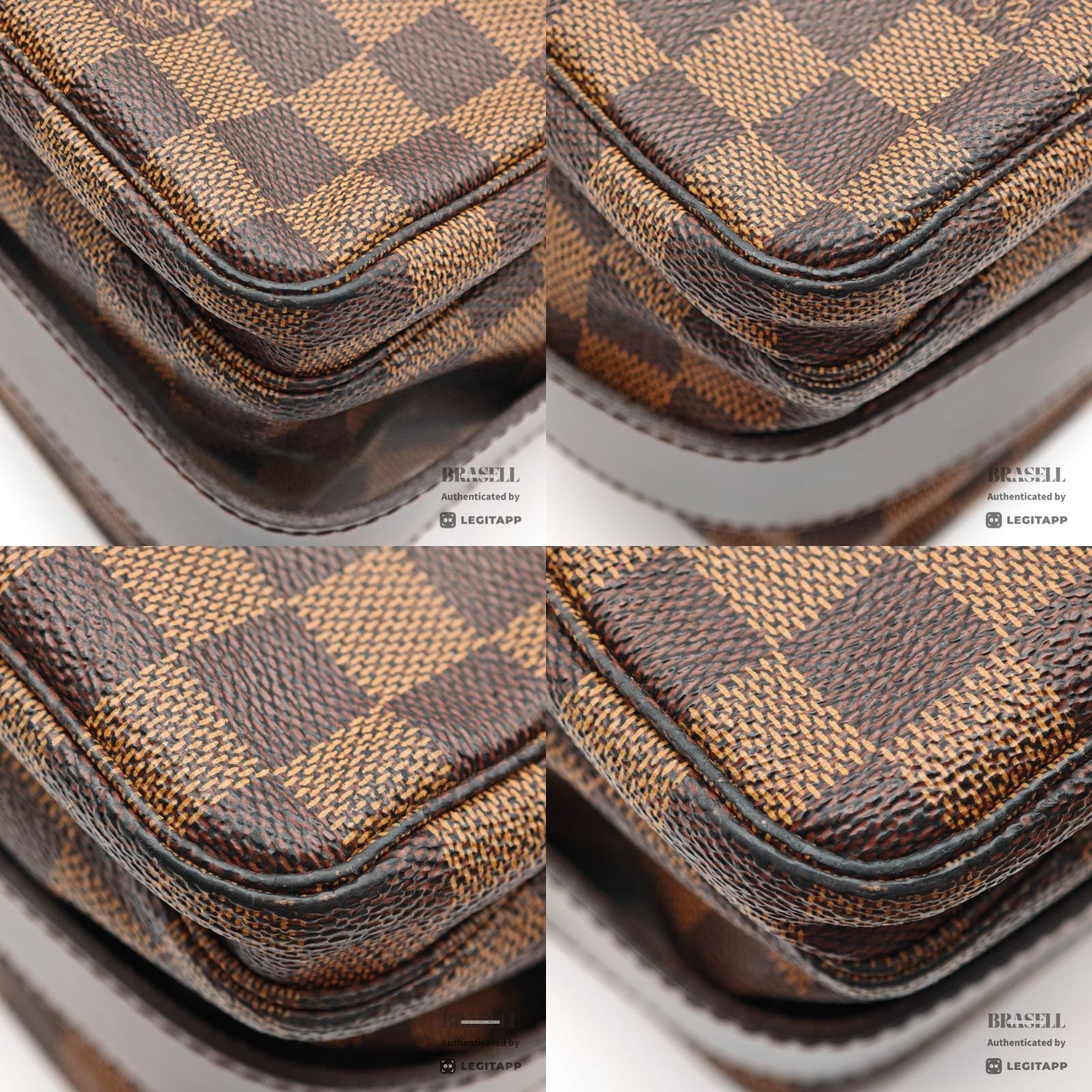 LOUIS VUITTON Naviglio Damier Canvas Shoulder Bag N45255 【ImportFeeFREE】