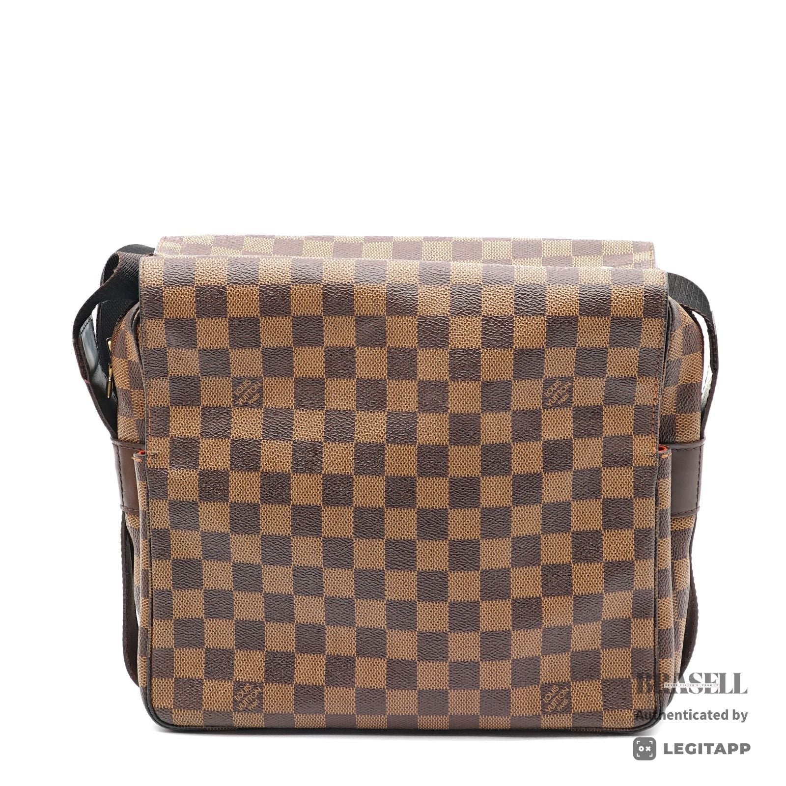 LOUIS VUITTON Naviglio Damier Canvas Shoulder Bag N45255 【ImportFeeFREE】