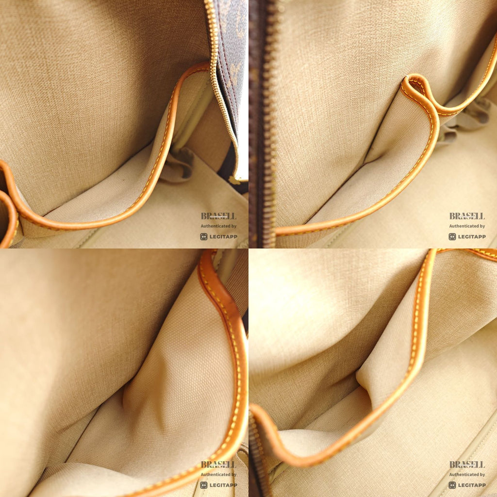 LOUIS VUITTON Deauville Monogram Canvas Brown Hand Bag M47270 【ImportFeeFREE】