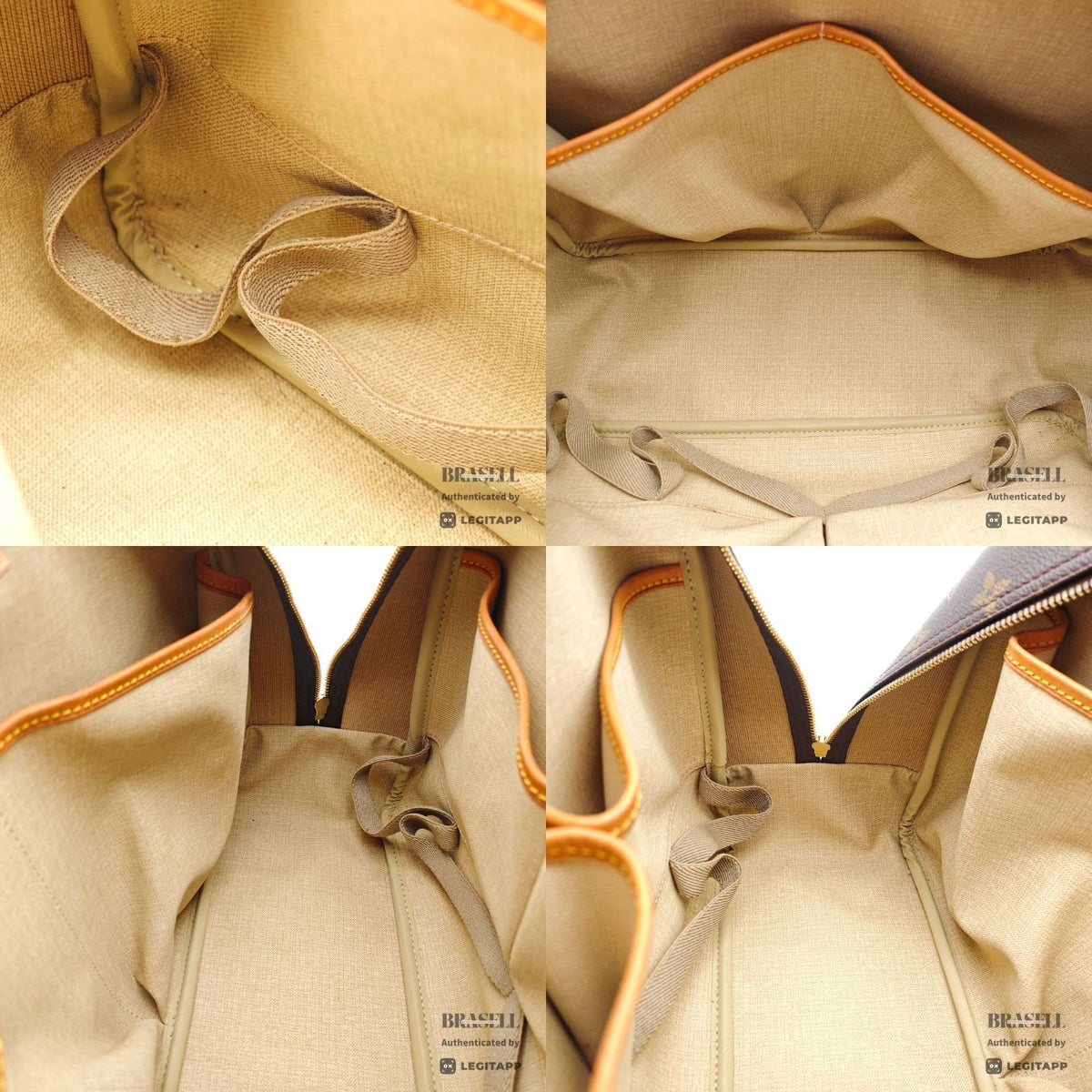 LOUIS VUITTON Deauville Monogram Canvas Brown Hand Bag M47270 【ImportFeeFREE】