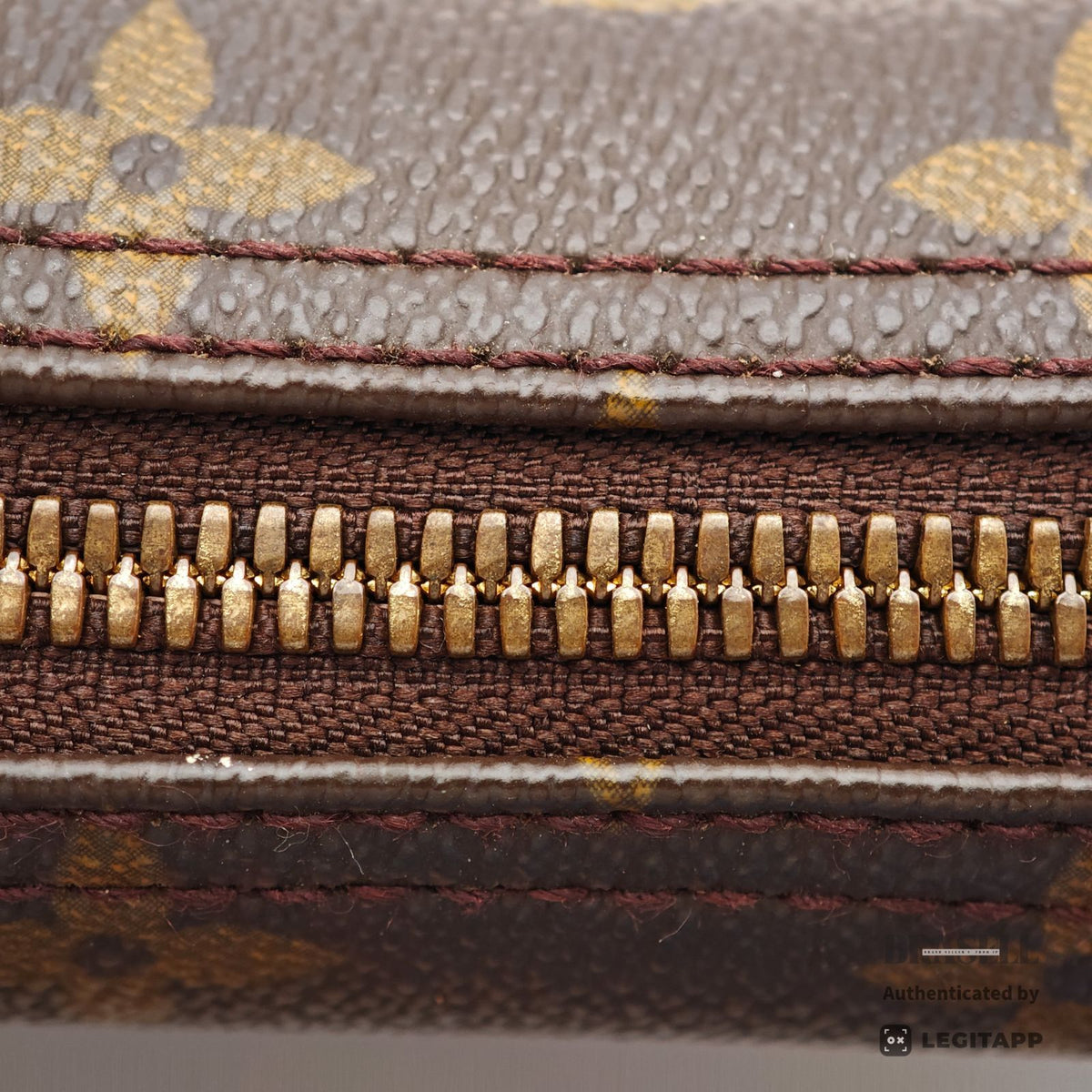 LOUIS VUITTON Deauville Monogram Canvas Brown Hand Bag M47270 【ImportFeeFREE】