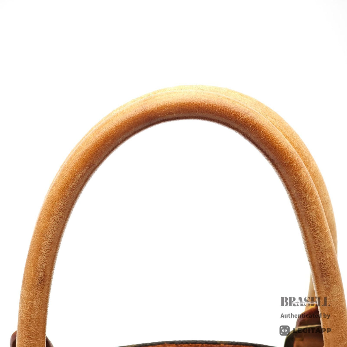 LOUIS VUITTON Ellipse MM Monogram Canvas Brown Hand Bag M51126 【ImportFeeFREE】