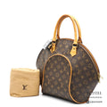 LOUIS VUITTON Ellipse MM Monogram Canvas Brown Hand Bag M51126 【ImportFeeFREE】