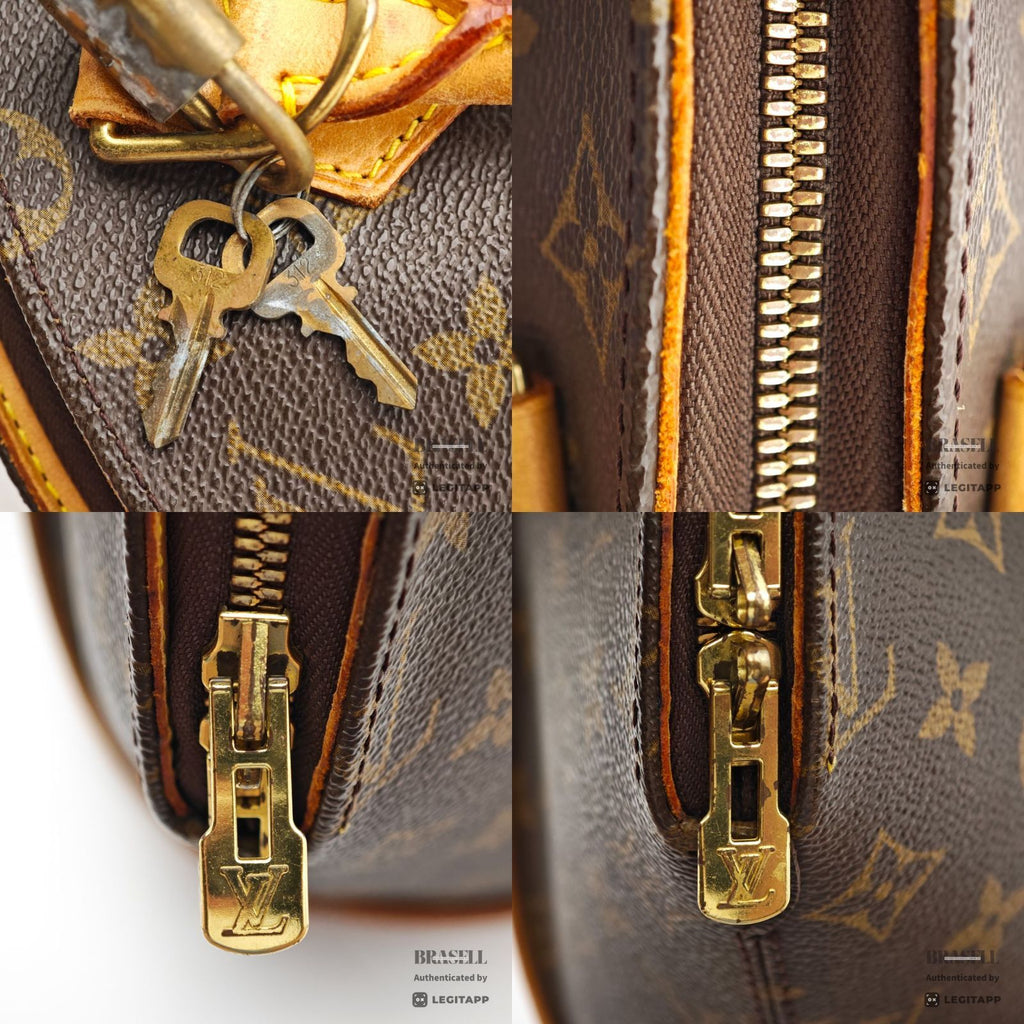 LOUIS VUITTON Ellipse MM Monogram Canvas Brown Hand Bag M51126 【ImportFeeFREE】