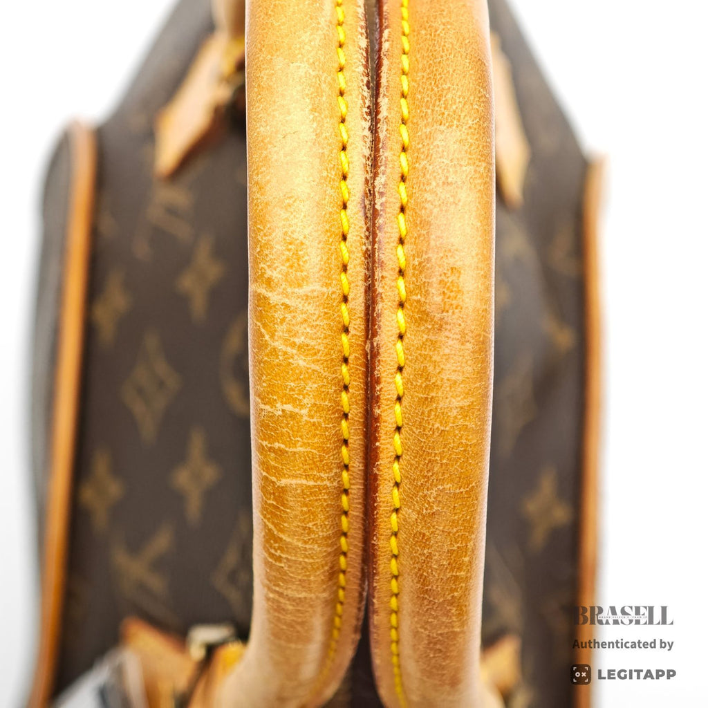 LOUIS VUITTON Ellipse MM Monogram Canvas Brown Hand Bag M51126 【ImportFeeFREE】