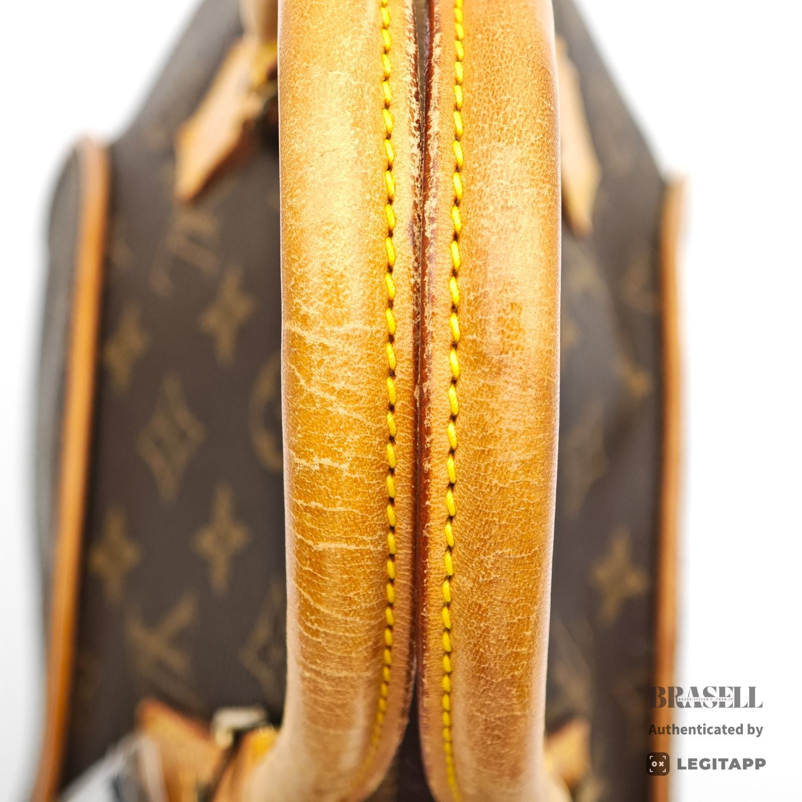 LOUIS VUITTON Ellipse MM Monogram Canvas Brown Hand Bag M51126 【ImportFeeFREE】