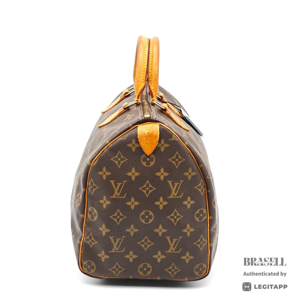 LOUIS VUITTON Speedy 35 Monogram Canvas Boston Bag M41524 【ImportFeeFREE】