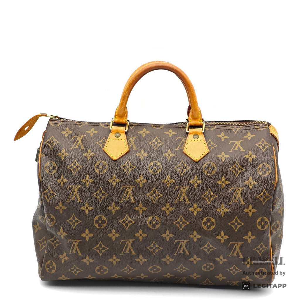 LOUIS VUITTON Speedy 35 Monogram Canvas Boston Bag M41524 【ImportFeeFREE】