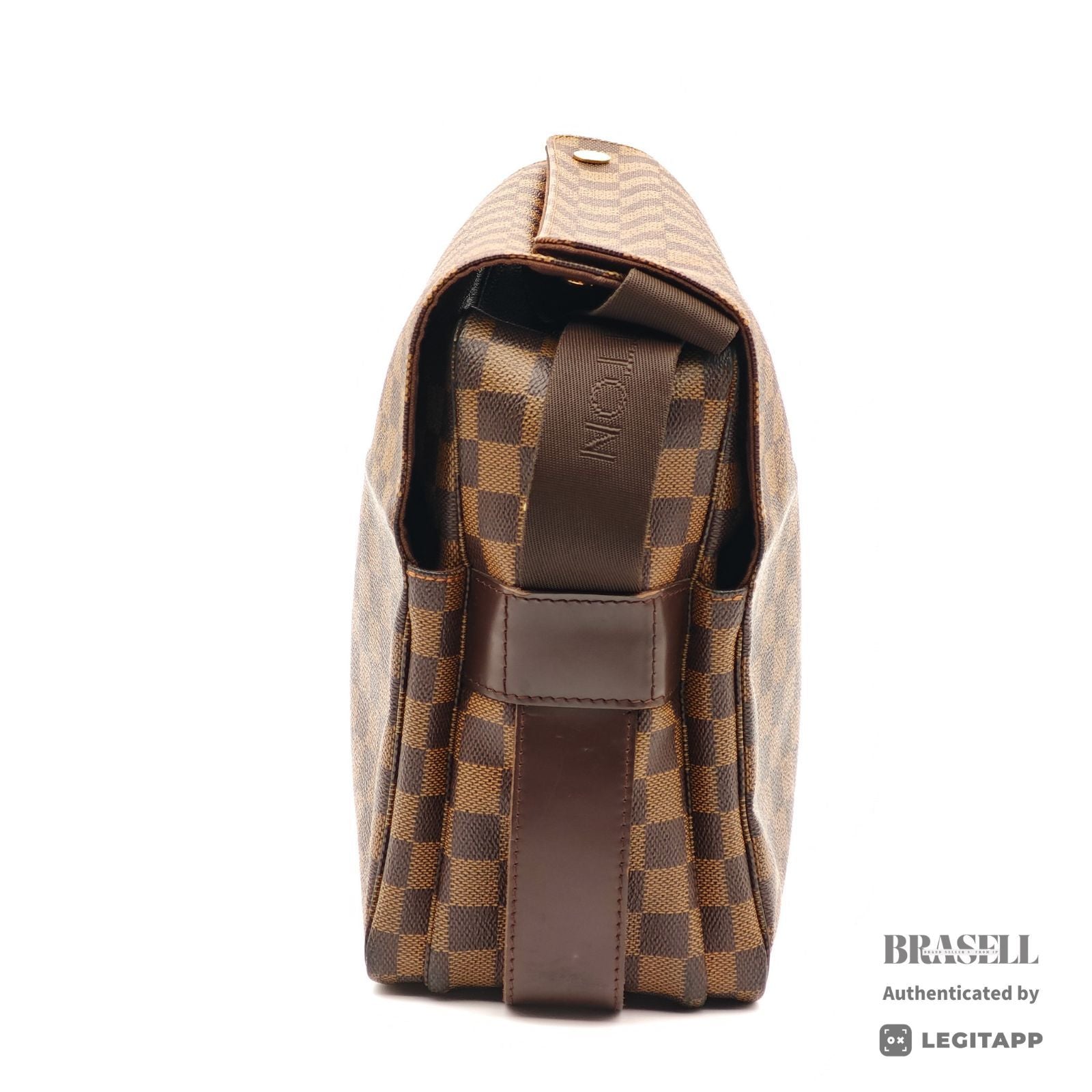 LOUIS VUITTON Naviglio Damier Ebene Canvas Shoulder Bag N45255 【ImportFeeFREE】