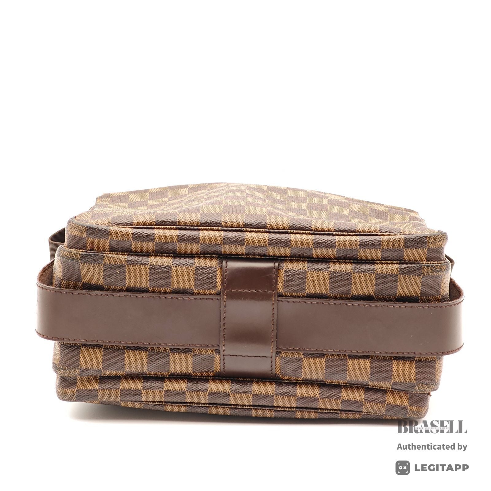 LOUIS VUITTON Naviglio Damier Ebene Canvas Shoulder Bag N45255 【ImportFeeFREE】
