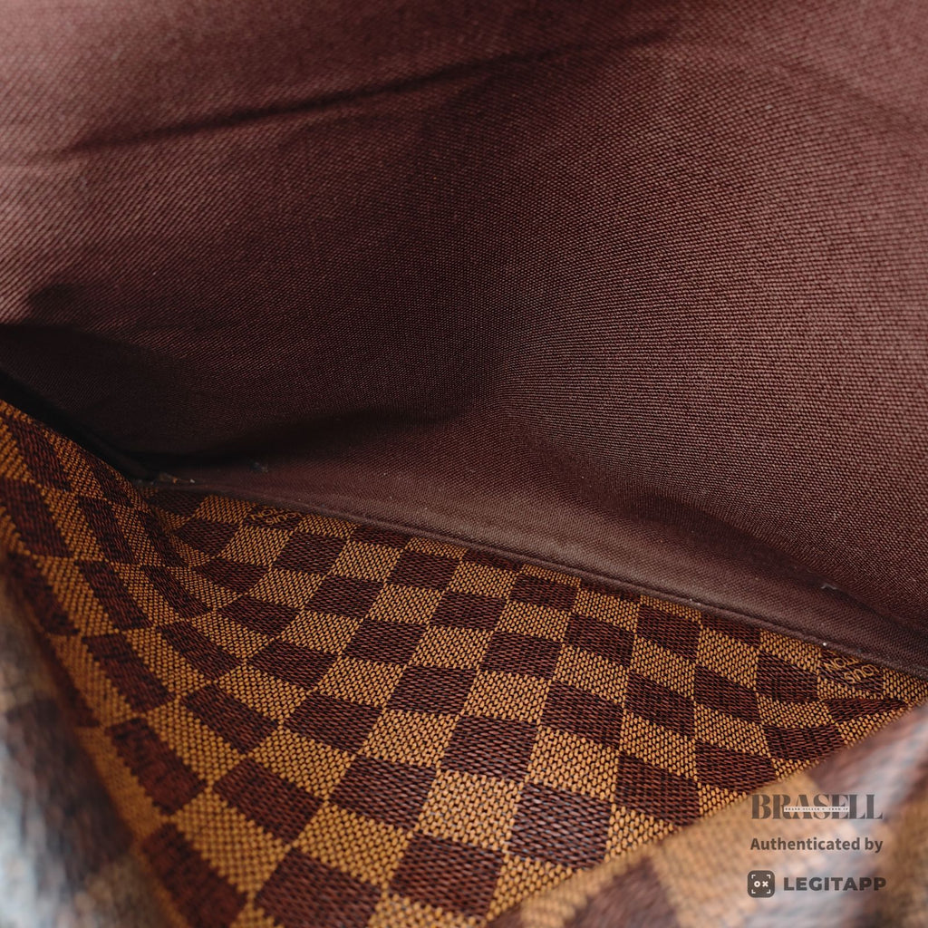 LOUIS VUITTON Naviglio Damier Ebene Canvas Shoulder Bag N45255 【ImportFeeFREE】