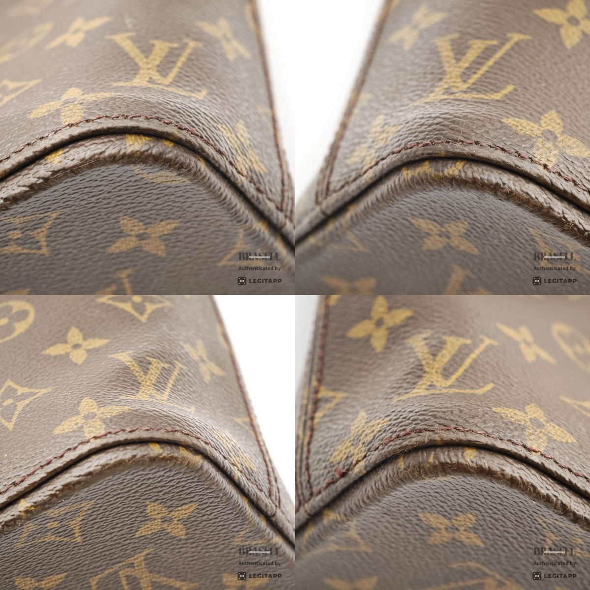 LOUIS VUITTON Luco Monogram Canvas Brown Tote Bag M51155 【ImportFeeFREE】