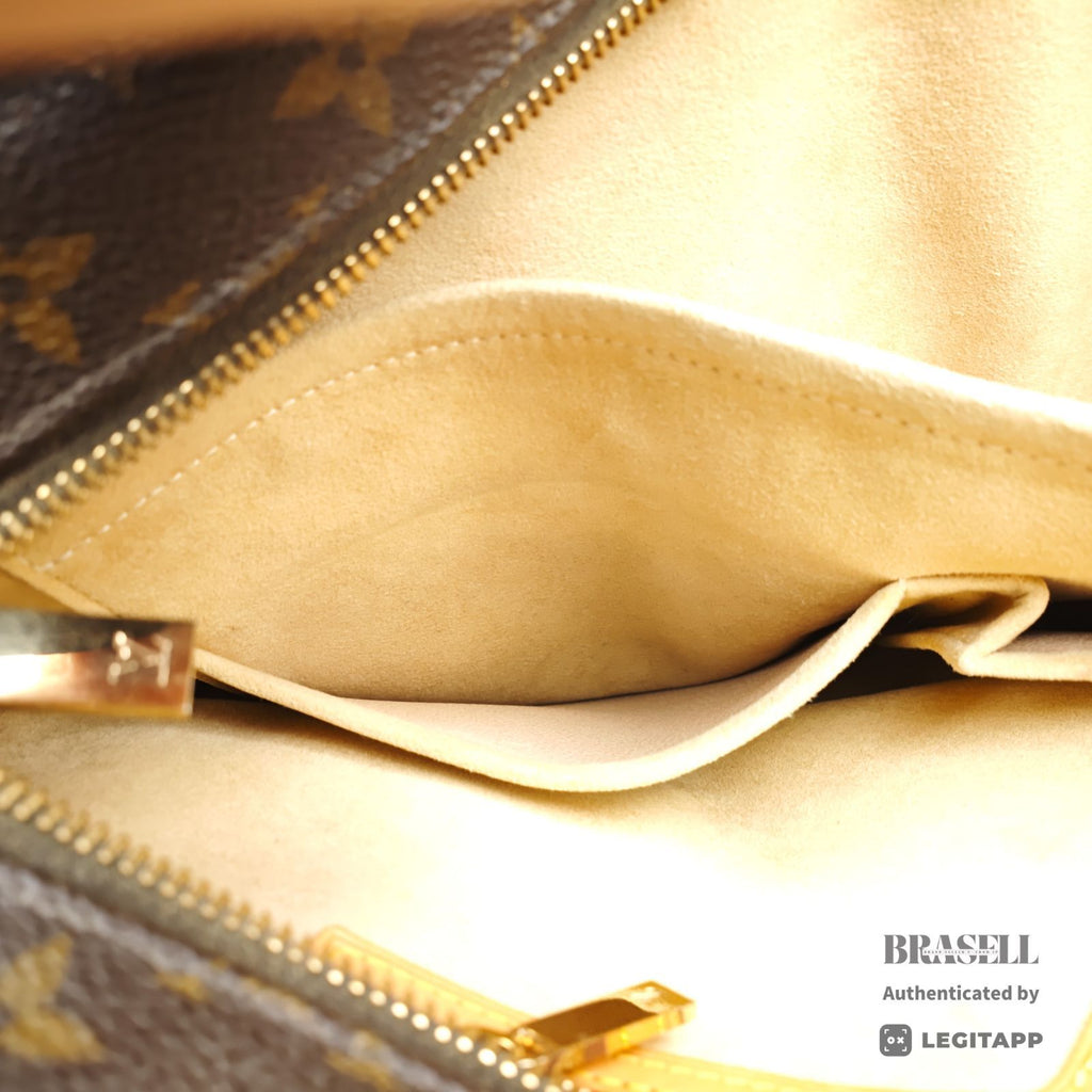 LOUIS VUITTON Luco Monogram Canvas Brown Tote Bag M51155 【ImportFeeFREE】